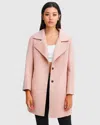Belle & Bloom Ex-boyfriend Wool Blend Oversized Jacket In Gold