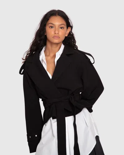 Belle & Bloom Fast Car Jacket In Black