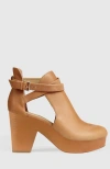Belle & Bloom Fearless Clog Ankle Boot - Tan