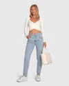 Belle & Bloom First Class Reversible Tie Top