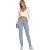 Belle & Bloom First Class Skinny Jeans In Blue