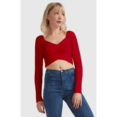 BELLE & BLOOM BELLE & BLOOM FORGET ME NOT KNIT CROP