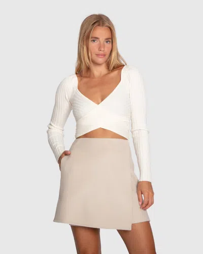 Belle & Bloom Free Bird Wool Blend Wrap Skirt