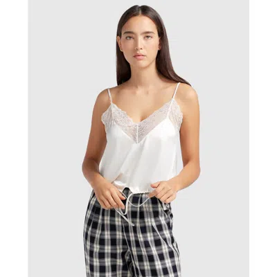 Belle & Bloom Friday Nights Lace Cami In White