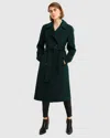 Belle & Bloom Front Runner Belted Coat In Green