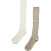 Belle & Bloom Go For It 2 Pack Socks In Neutral