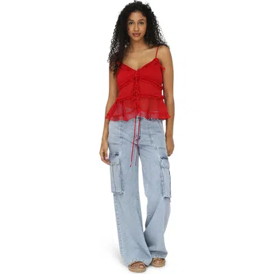 BELLE & BLOOM BELLE & BLOOM HEART OF GLASS CHIFFON CAMI