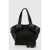 Belle & Bloom Heart Of Gold Leather Shoulder Bag - Black