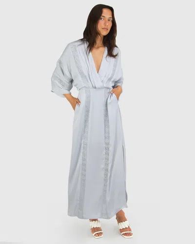Belle & Bloom Hideaway Maxi Dress In Blue