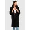 Belle & Bloom Hold The Line Coatigan In Black