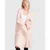 Belle & Bloom Hold The Line Coatigan In Pale Pink