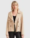 Belle & Bloom I'm Yours Wool Blend Peacoat In Multi