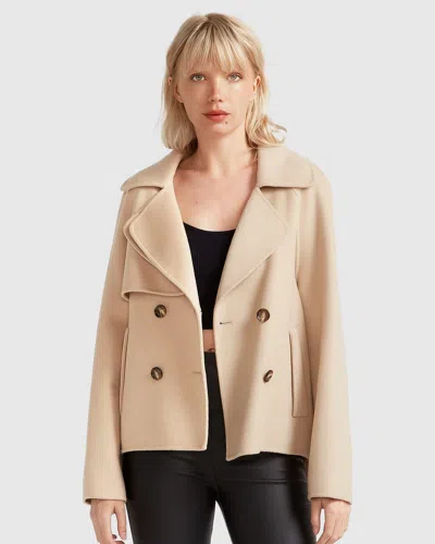 BELLE & BLOOM I'M YOURS WOOL BLEND PEACOAT