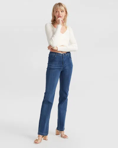 Belle & Bloom Impossible Highs Bootleg Jeans In Blue