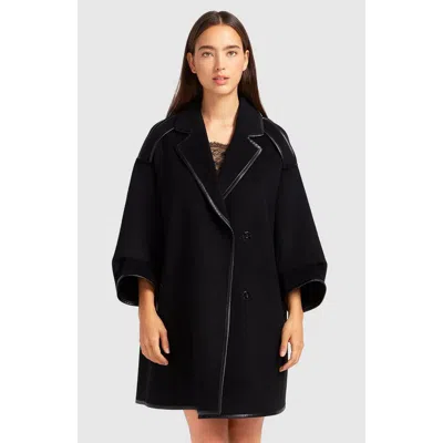 BELLE & BLOOM BELLE & BLOOM INCOMPLETE KISS TRIMMED COAT