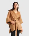 Belle & Bloom Jackson Landing Wool Blend Cape Coat In Multi