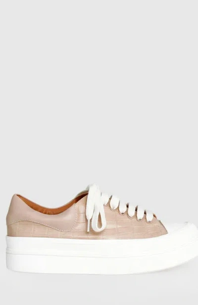 BELLE & BLOOM BELLE & BLOOM JUST A DREAM CROC LEATHER SNEAKER