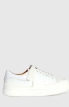 Belle & Bloom Just A Dream Croc Leather Sneaker In White