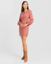 Belle & Bloom Kiss The Stars Dress In Dusty Rose
