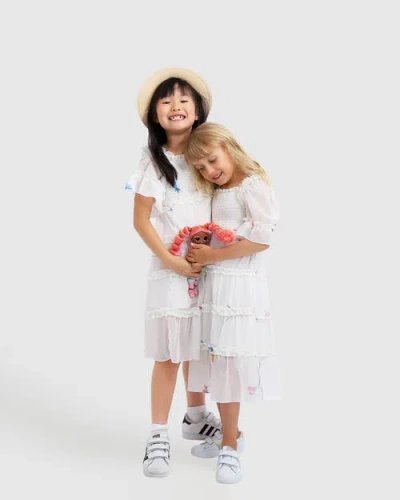 Belle & Bloom Kids'  La Fille Tiered Dress In White