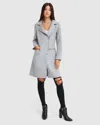 Belle & Bloom Last Chance Wool Blend Coat In Grey