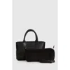 Belle & Bloom Long Way Home Woven Tote In Black