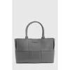 Belle & Bloom Long Way Home Woven Tote In Grey