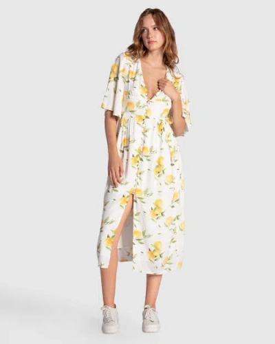 Belle & Bloom Crazy Love Button Up Dress In Orchard