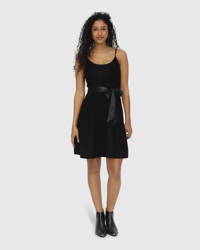 Belle & Bloom Love Her Madly Knit Dress In Black