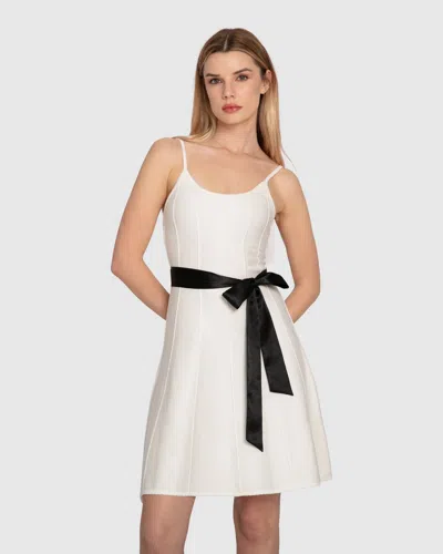 Belle & Bloom Love Her Madly Knit Dress In White