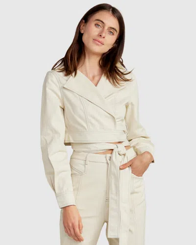 Belle & Bloom Love Lies Wrap Jacket In Multi