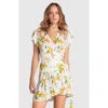Belle & Bloom Love Shack Mini Wrap Dress In Orchard