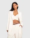 Belle & Bloom Make It Mine Blazer In White