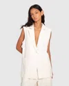 Belle & Bloom Make It Mine Wool Vest In White