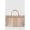 Belle & Bloom Meet Me In Paris Weekender Bag- Natural In Natural