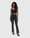 Belle & Bloom Midnight Rider Bootleg Pant In Black