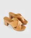 Belle & Bloom Midtown Clog Mule In Brown