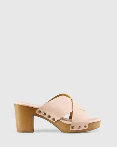Belle & Bloom Midtown Clog Mule In Gold