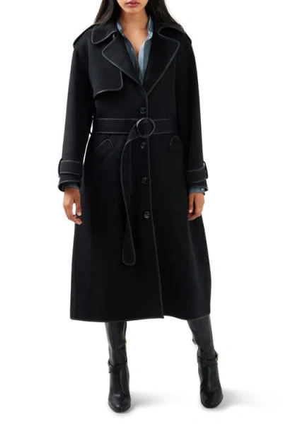 BELLE & BLOOM BELLE & BLOOM MILLION REASONS WOOL BLEND TRENCH COAT