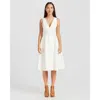 Belle & Bloom Miss Independence Midi Dress In White