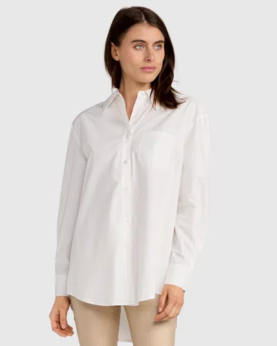 Belle & Bloom My Girl Oversized Shirt In White