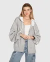 Belle & Bloom No Ordinary Love Zip Hoodie In Multi