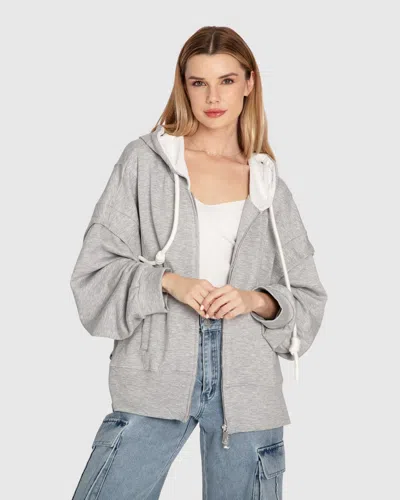Belle & Bloom No Ordinary Love Zip Hoodie In Multi