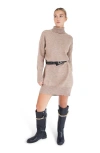 Belle & Bloom Nothing Compares Knit Dress In Oat