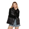 Belle & Bloom Over My Head Hooded Puffer Vest In Black