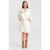 Belle & Bloom Palm City Wool Blend Coat In Cream