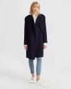 Belle & Bloom Palm City Wool Blend Coat In Navy