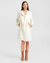 Belle & Bloom Palm City Wool Blend Coat In White