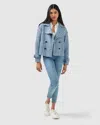 Belle & Bloom Power Over Me Tweed Jacket In Blue