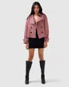 Belle & Bloom Power Over Me Tweed Jacket In Red